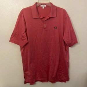 Peter Millar Resort Golf Shirt Cotton Sz L